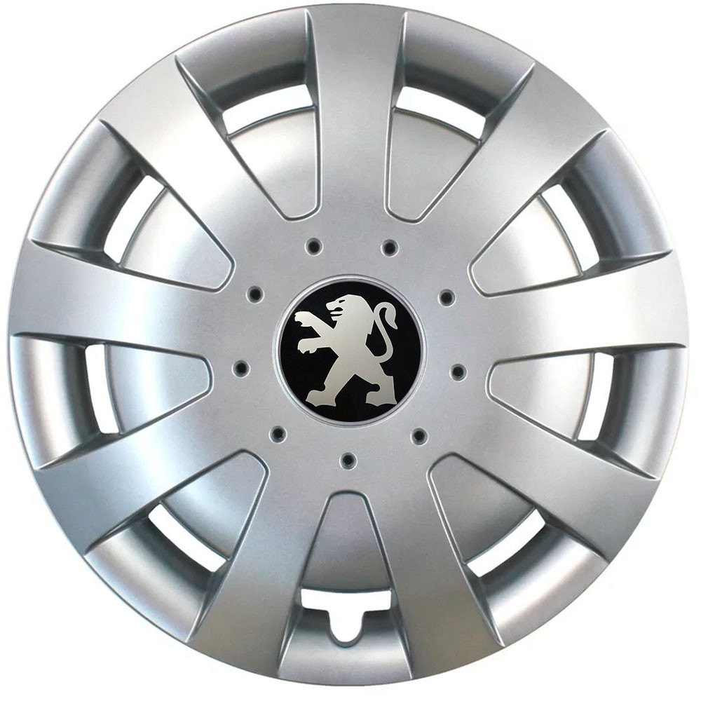 Автомобильные модельные колпаки R15 Peugeot 309 4шт, SJS, серебряные Киев - изображение 1