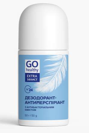 Дезодорант-антиперспірант Go Healthy, 50 г/50 мл Київ