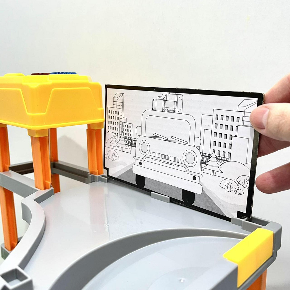 Гараж паркування 5 поверхів спіральний спуск ліфт 3 шт машинки (P9988A-4) Чернігів - фото 10