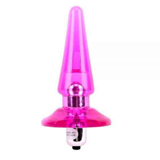 Анальна волога NICOLE'S Vibra Plug, Pink Sex Aura Київ