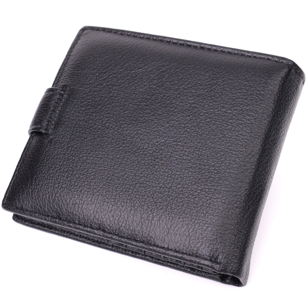 Чоловічий шкіряний гаманець, чорний (ST Leather) Київ - фото 18