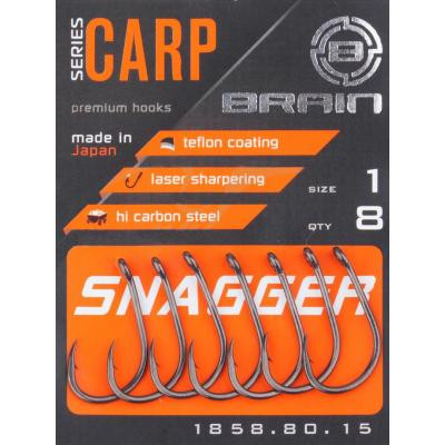 Крючок Brain fishing Snagger 01 (8 шт/уп) (1858.80.15) Винница - изображение 2