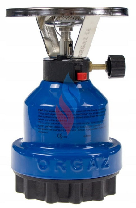 Газовий туристичний примус пластиковий 12 см з п'єзо на пробивний балон. Київ - фото 3