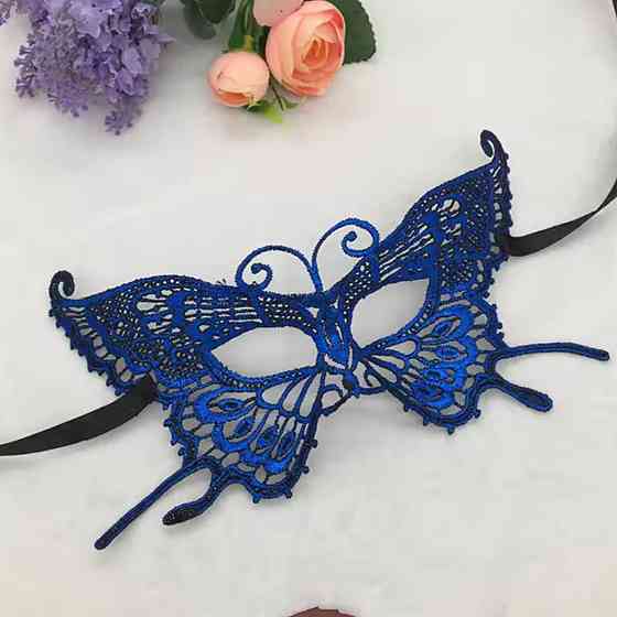 Карнавальна маска Метелик one size синій Київ
