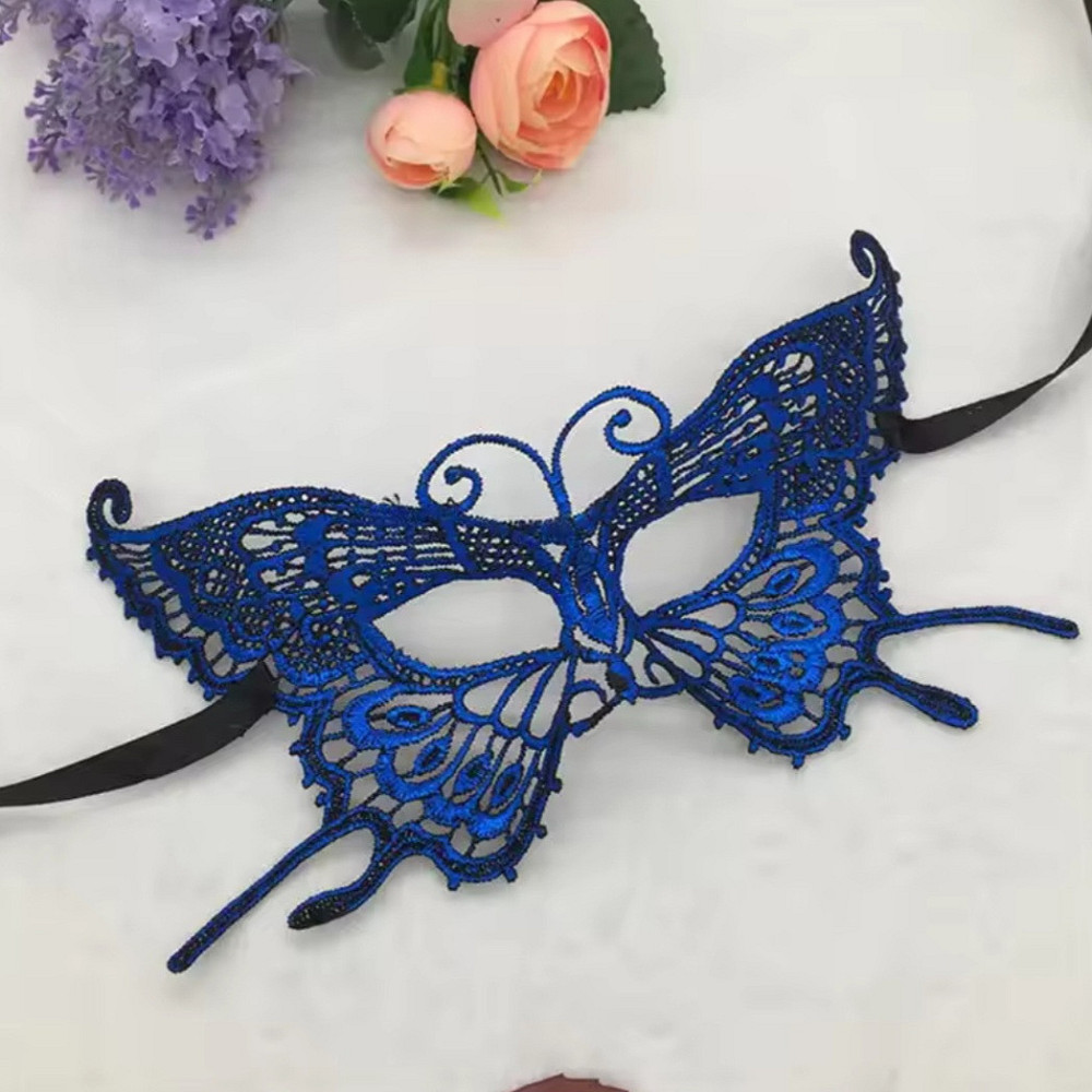 Карнавальная маска Бабочка one size синий Киев - изображение 1