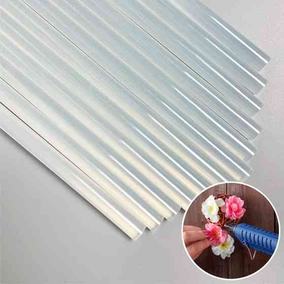 Силіконовий клей-стержень 7x190 мм прозорий, 25 кг Київ