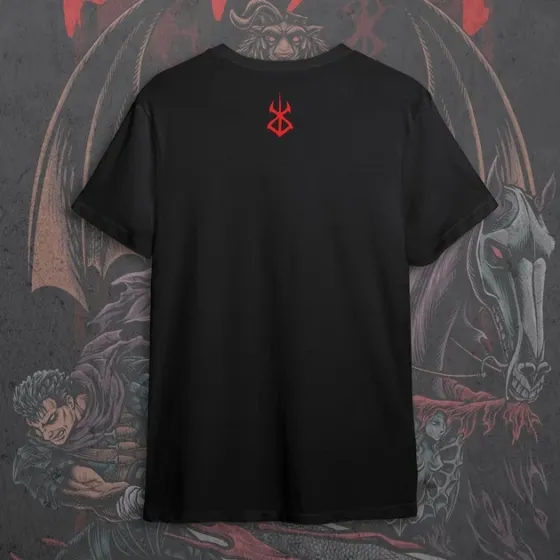 Футболка чоловіча з  принтом Берсерк 2 Розмір 48 Anime0116 Дніпро