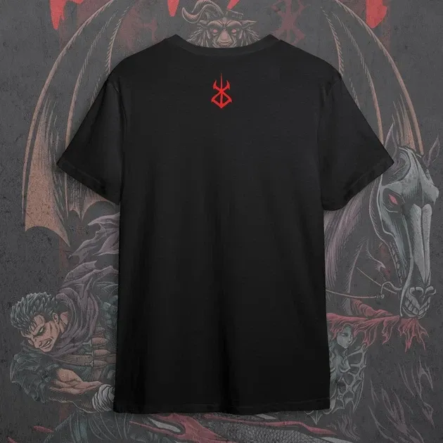 Футболка чоловіча з  принтом Берсерк 2 Розмір 48 Anime0116 Дніпро - фото 3