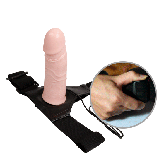 Страпон - Men's Pants Replacement Vibrating Strap On, 16,5 см Sex Aura Київ