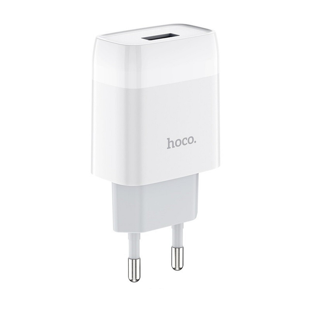 Мережевий зарядний пристрій HOCO C72A Glorious single port charger White Київ - фото 1