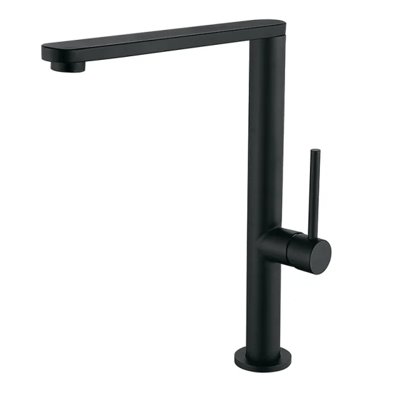 Кухонный смеситель Zerix KFM-011 Black из нержавеющей стали SUS304 - надежность и стиль Харьков