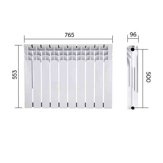 Радиатор биметаллический Thermo Alliance Bi-Ferrum 500/96 Киев