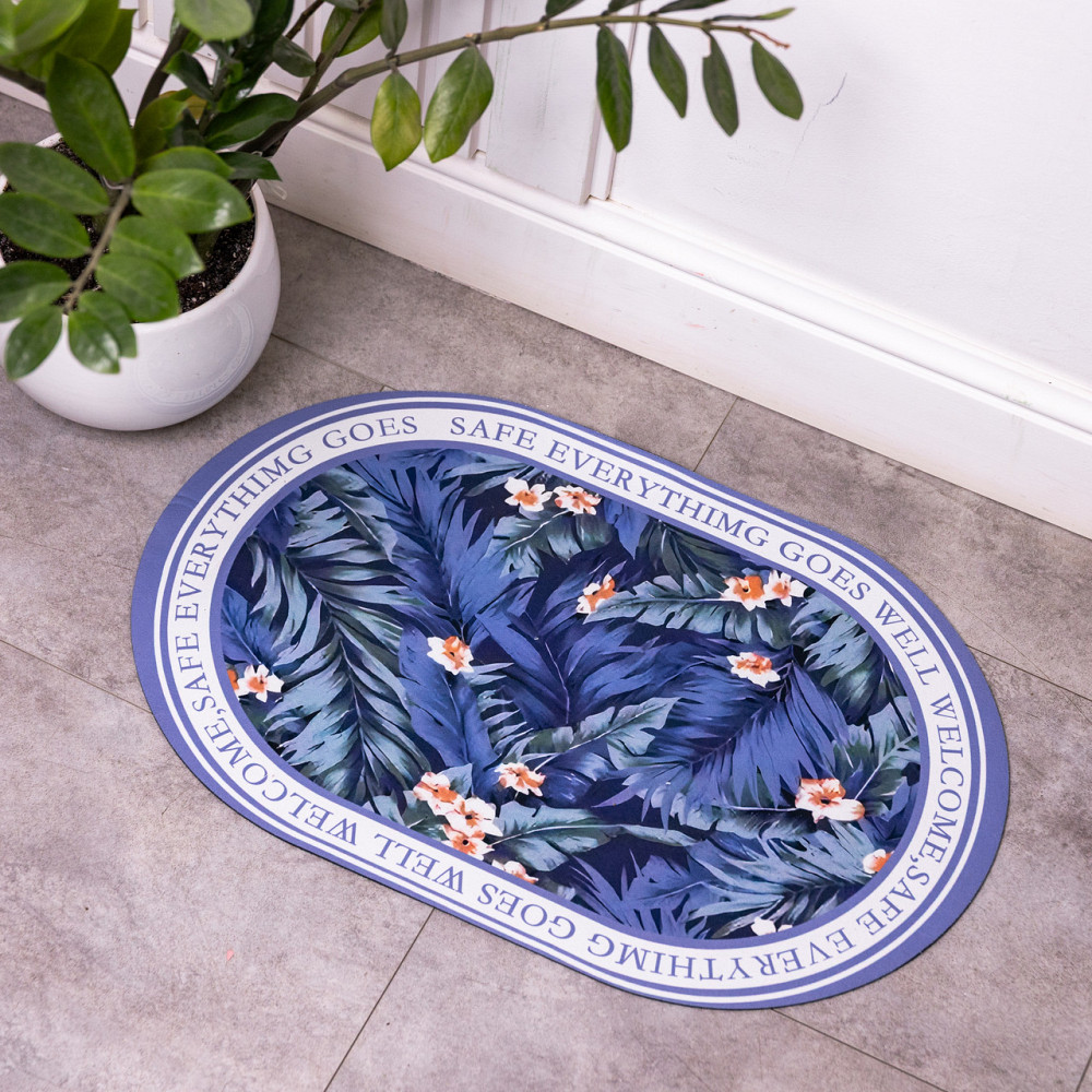 Диатомитовый овальный коврик для дома 38×58 (см) влаговпитывающий коврик для кухни ванны и туалета HP-42-57 Киев - изображение 3