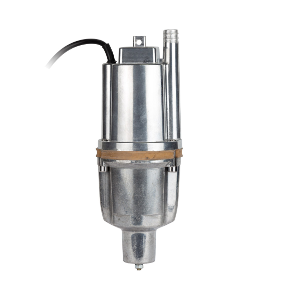 Насос вібраційний нижній забір води 0,25 кВт 75м 18 л/хв d100мм 10м кабелю Wetron Житомир - фото 1