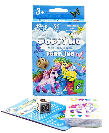 Карткова гра "Фортуна. Cute Unicorns" (укр) Dankotoys Київ - фото 1
