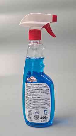 Очисник Super Blysk для скла та дзеркал з нашатирним спиртом Лимон 500 г (курок) (1 шт.) Харків