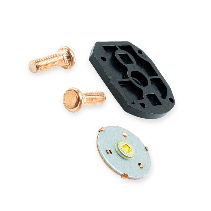 Ремкомплект реле МАЗ (2 болта, пятак, крышка) новый образец втягивающего Мукачево - изображение 1