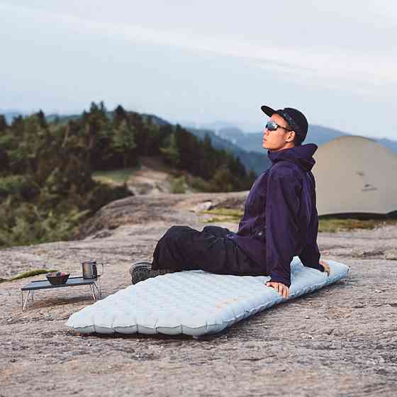 Матрас надувной одноместный UL Naturehike CNK2450WS012, 196*64, серый Ровно