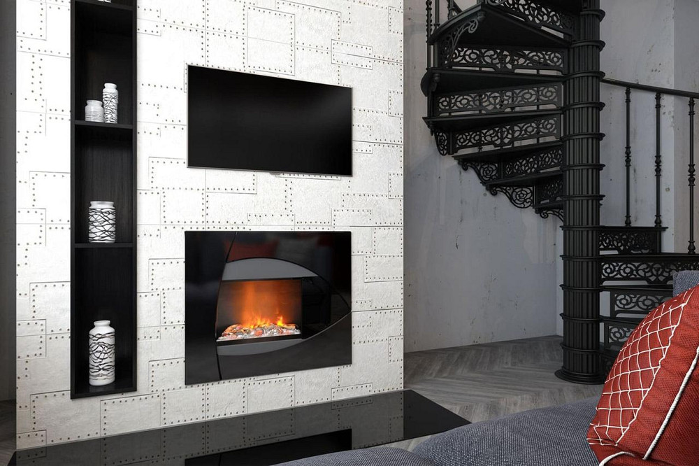 Электрокамин паровой Dimplex Opti-Myst Burbank с настоящим 3D эффектом пламени, обогревом и дровами Киев - изображение 2