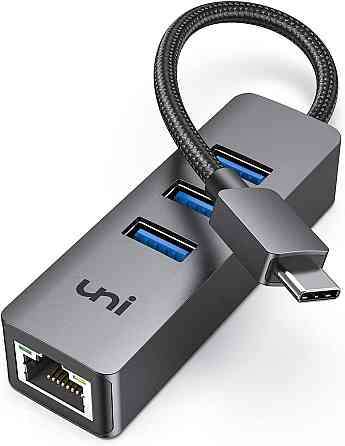Концентратор UNI Type C - Ethernet/3W*USB 3.0 Луцк