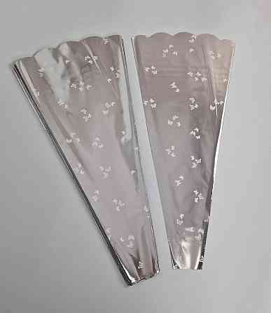 Конусная упаковка под цветы h60/ 6низ/29верх металл (100 шт)  узор87 (3) (100 шт) Харьков