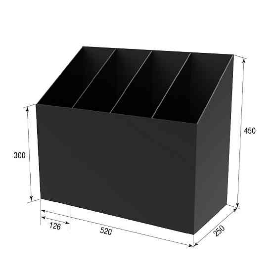 Коробка акриловая EKOSTAR 520х250х450 Киев
