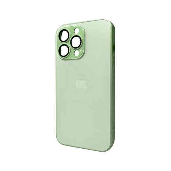 Чохол для смартфона AG Glass Matt Frame Color Logo for Apple iPhone 11 Pro Light Green Киев