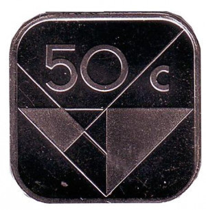 Монета 50 центов. 1988,89,91 год, Аруба. (в холдере) Полтава - изображение 1