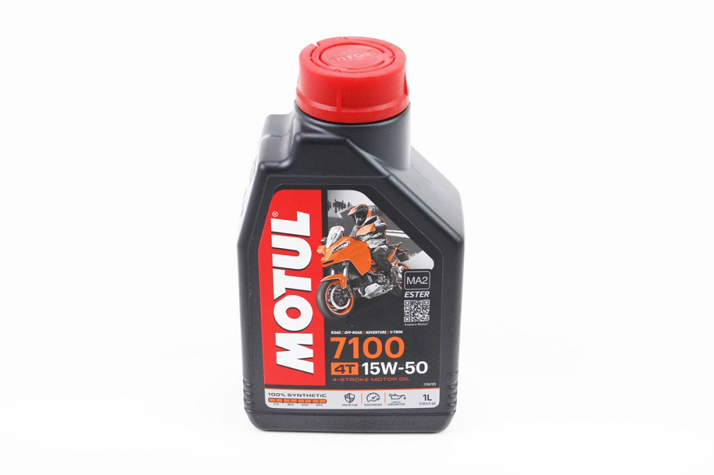 Олива 4T 15W-50 - синтетична мотоциклетна "7100 SYNTHETIC 100%", 1L Бершадь - фото 1