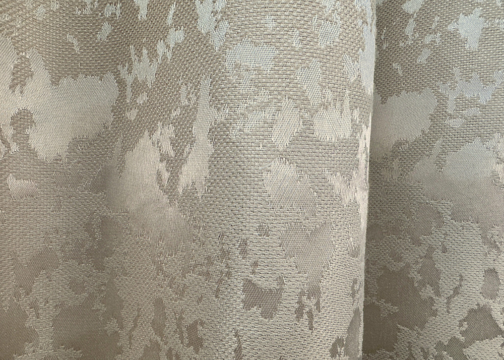 Комплект готовых штор VR-Textil Лен мрамор Pavliani ХО № 1272ш Теплый бежевый 150х280 см 2 шт (33-0101) Киев - изображение 16