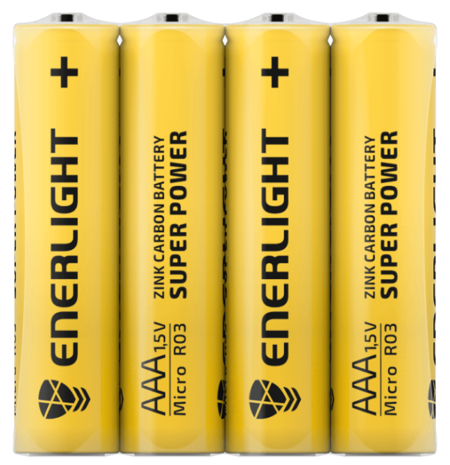 Батарейка мініпальчик ENERLIGHT Super Power AAA 1.5V пачка 40 шт. Рівне - фото 1