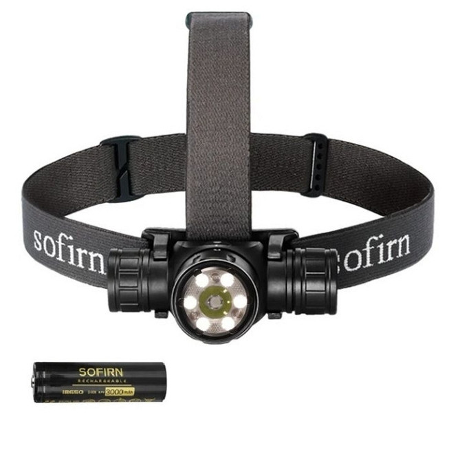 Фонарь налобный светодиодный Sofirn HS21 2200лм 6500K с красным светом + аккумулятор Винница - изображение 10