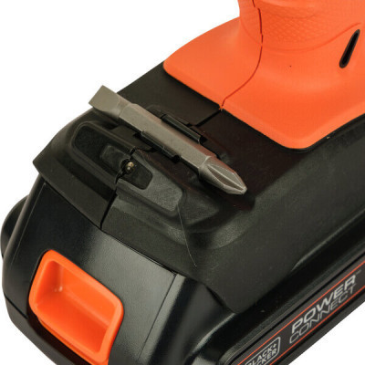 Шуруповерт Black&Decker 18 В Li-Ion, 1.5Ah, 600 об/мин, 1,2 кг (BCD001C1) Винница - изображение 5
