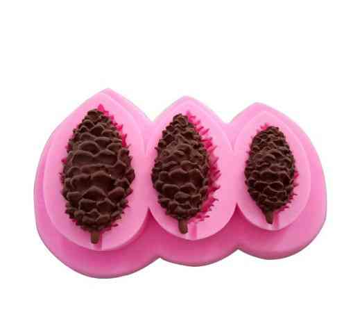 Молд силиконовый Шишки 75 на 110 мм розовый Киев