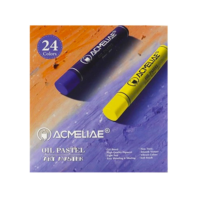 Набір масляної пастелі OPC-24, 24 кольори, 24 штуки Вінниця - фото 1