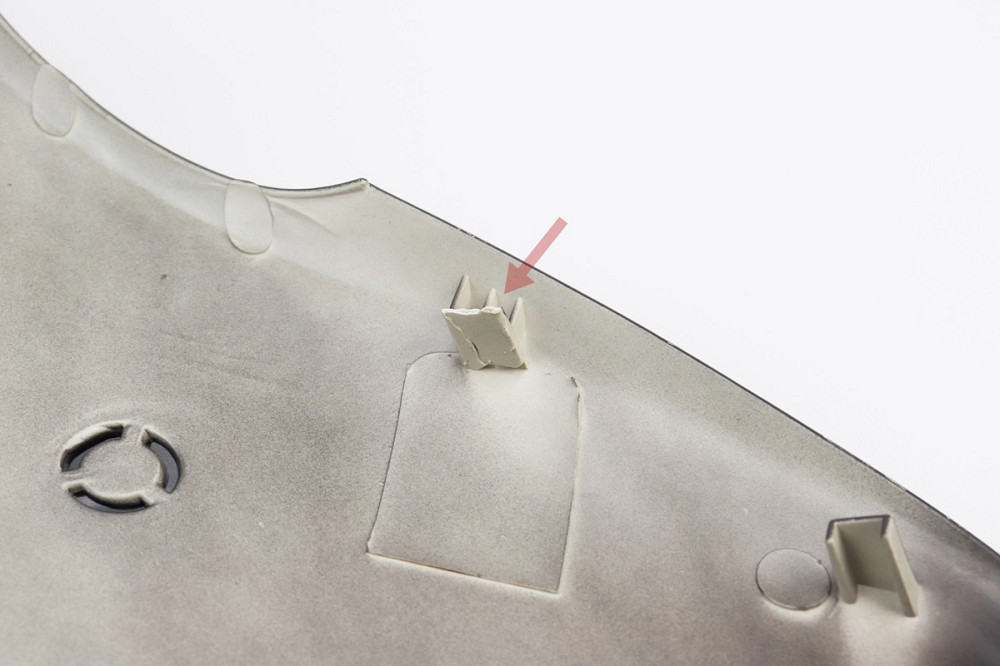 УЦІНКА Yamaha JOG SA-24 BJ пластик - передній верхній "дзьоб", ЧОРНИЙ (відламане кріплення, див. фото) Київ - фото 3