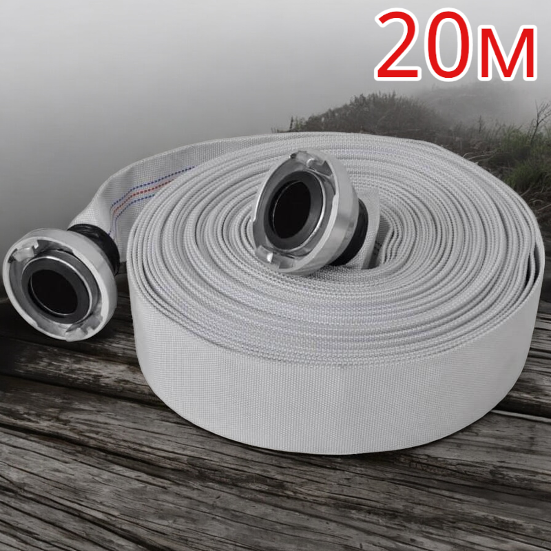 BX-803 Пожежний рукав 1" (Ø 2.54 см) довжина 20 м, 8 бар, з муфтою C-Storz, посилений та герметичний Одеса - фото 1