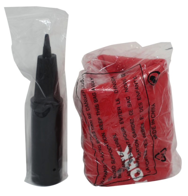 Фітбол York Fitness 55см червоний + насос Київ - фото 5