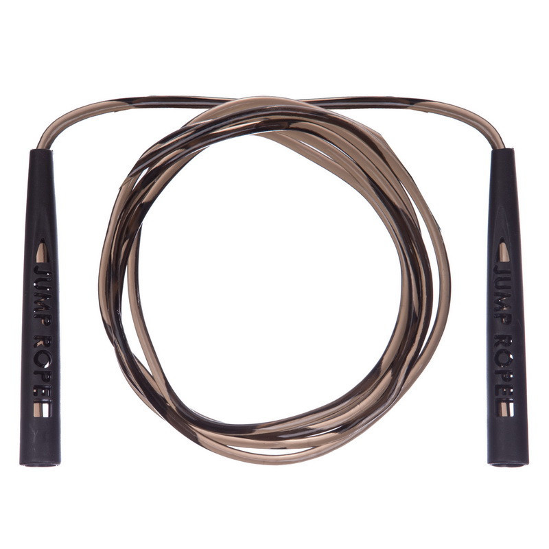 Скакалка з PVC джгутом FI-3450 2,8 м Вишневе - фото 2