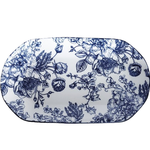 Блюдо овальне 30см блакитний 7078319 Blossom LIMITED EDITION Житомир - фото 1