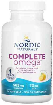 Омега 3 6 9 Nordic Naturals Complete Omega 1000 мг 120 капсул Лимон Київ
