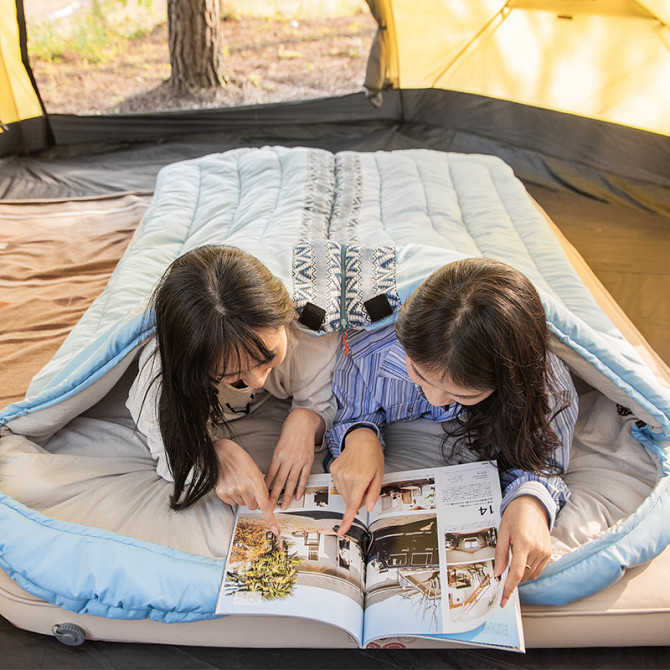 Спальник з капюшоном Naturehike L250 NH21MSD07, (9°C), лівий, блакитний Київ - фото 7