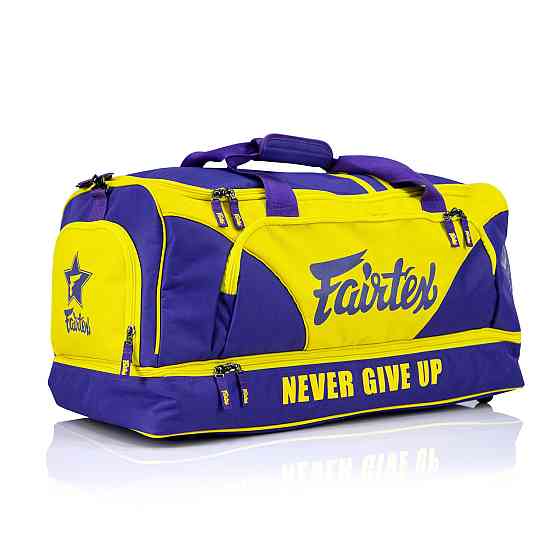 Спортивна сумка Fairtex BAG2 Purple/Yellow Каменское