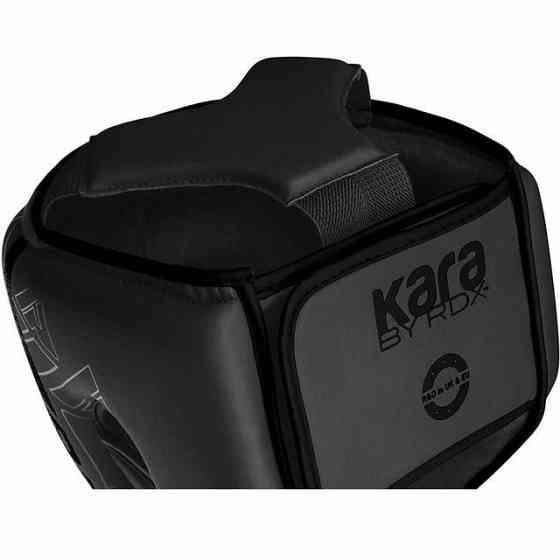Боксерський шолом RDX F6 KARA Matte Black S (капа в комплекті) Каменское