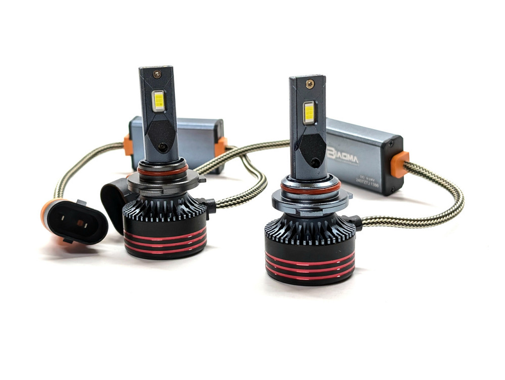 Комплект светодиодных ламп M8 PRO HB4 9006 (P22d) 55W Canbus 6000K 12000Lm 12/24V Харьков - изображение 1