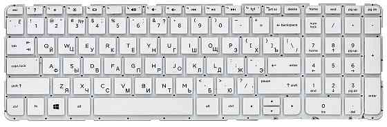Клавиатура для ноутбука HP Pavilion (17, 17-E) White, (No Frame) RU Вінниця