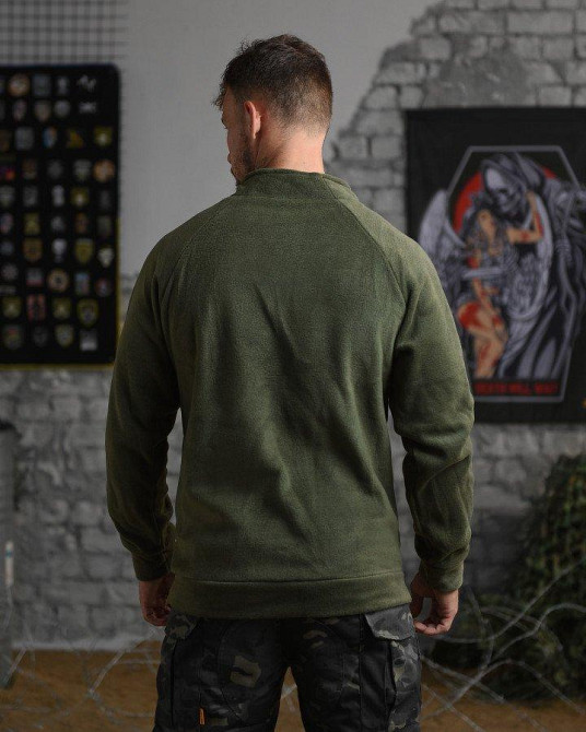 Тактична флісівка Армія олива для чоловіків фліска Одеса - фото 10