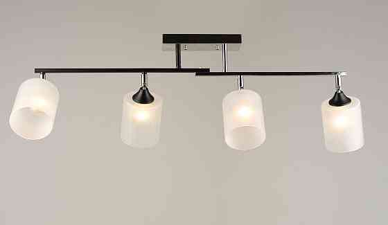 VALESO Люстра стельова на 4 плафони VALESO K2321/4 чорний+хром E27 Киев