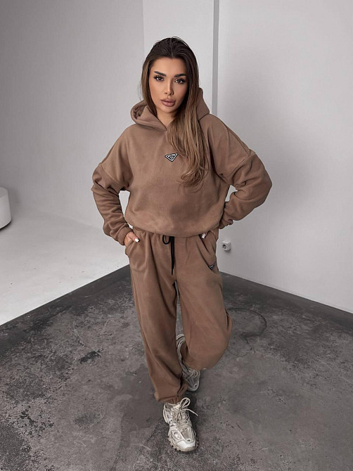 Женский теплый костюм, из флис полара L-XL, Мокко Одесса - изображение 2