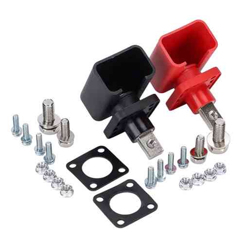 Корпусна силова клема 200А М8-М6 для акб LiFePO4, з кришкою, пара Київ